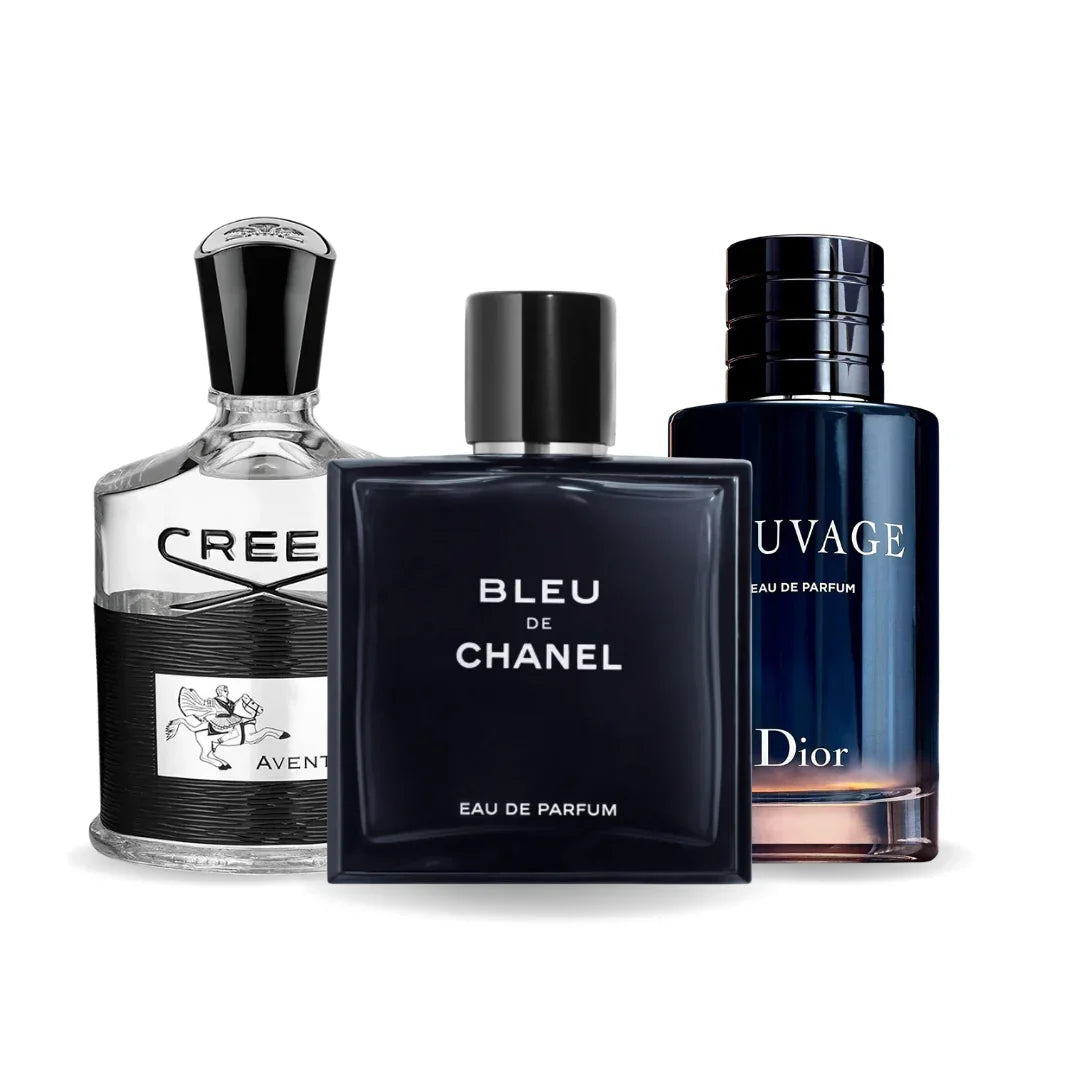 Zestaw 3 Perfum | Creed Aventus + Bleu de Chanel + Sauvage