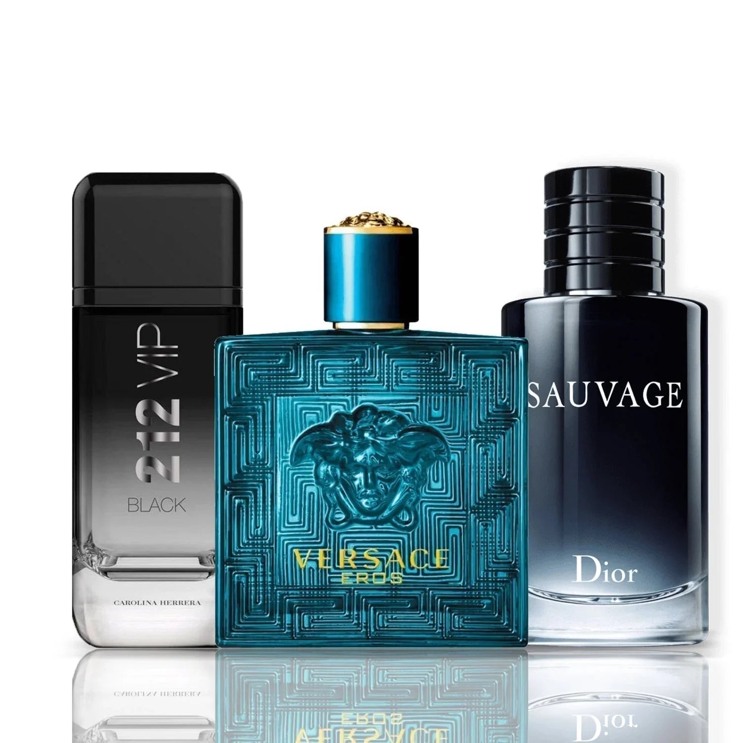 Zestaw 3 Perfum | 212 VIP Black + Eros + Sauvage